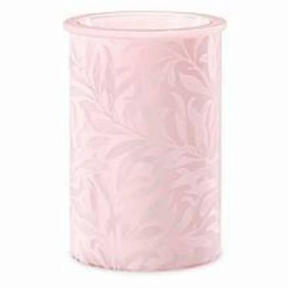 Scentsy‎ Wispy Willow Warmer Wrap Pink Leaf Etched Botanical Decor Accessory